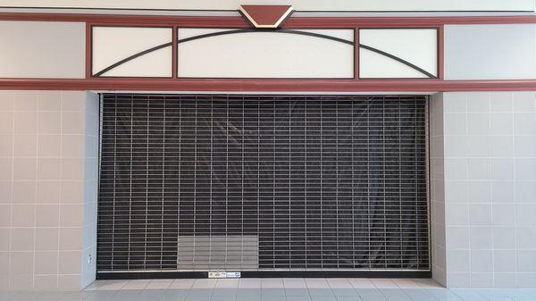 Vacant storefront.