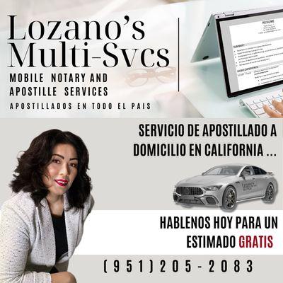 Servicio a Domicilio de apostillado para sus trámites al extranjero. Consulta Gratis