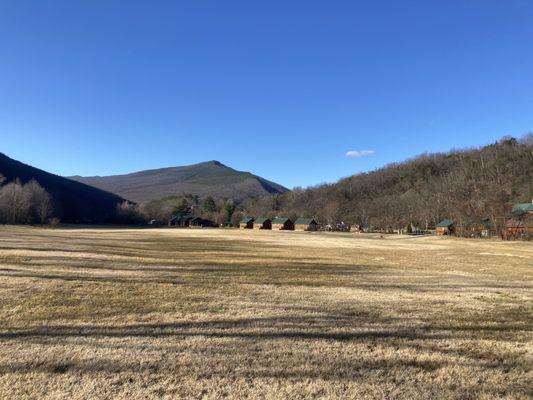 Valley behind cabin 24