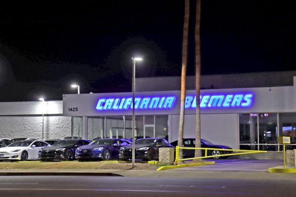 California Beemers Teslers- Used Tesla Dealership. Entrance off of Baker Street