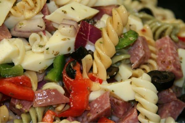 Tri- color pasta salad