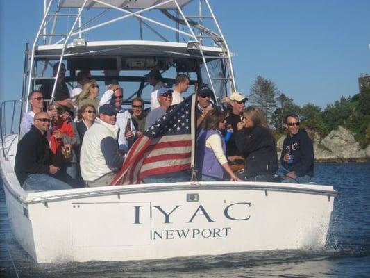 IYAC Girl - our committee boat - better headcount than the club !