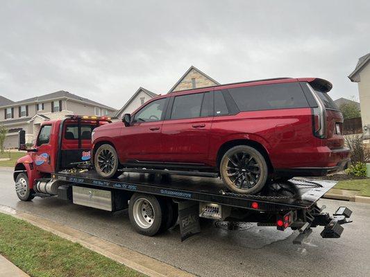 Dead Cadillac Escalade