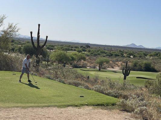 Scenic views from tee box.  Time to DRIVE IT!