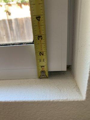 Hunter Douglas Track Installation gap #2 07/2020