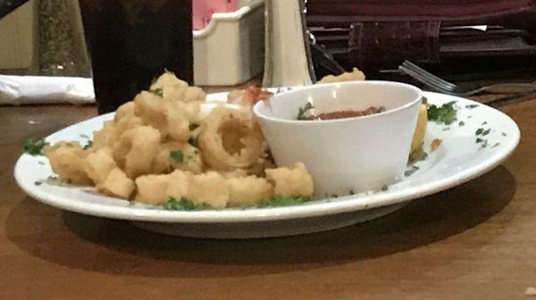 Calamari app at another table, I have yet to get mine to try it.