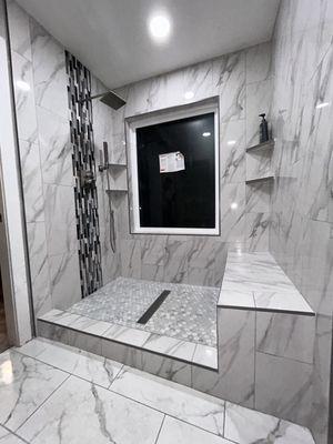 Full Shower Renovation  - Tile and Plumbing