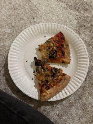 3. Vegan Recharge Mushroom Pizza