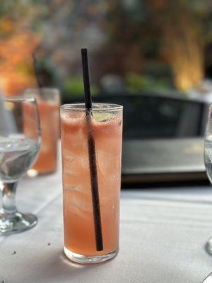 Mezcal watermelon cocktail