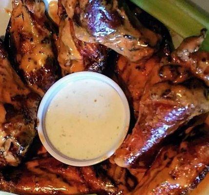 Bone In Wings! 9 sauces to choose from!