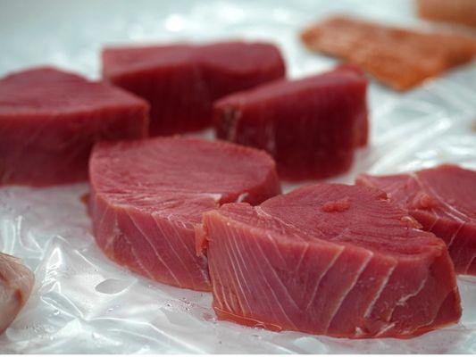 Our fresh Tuna is a powerhouse of flavor, with a mild yet distinct taste that can elevate any meal. Order some today!