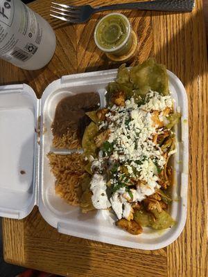 Chicken chilaquiles