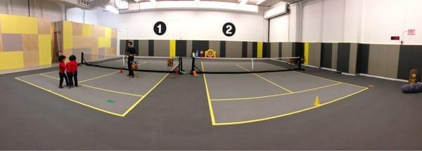 Panoramic view of Amazing Kids Tennis Facility!