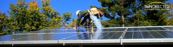 Safety first when installing solar panels on the roof