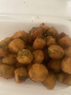 Fried okra