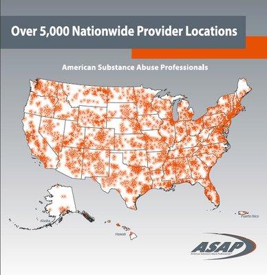 Did You Test Positive? We have Substance Abuse Professionals Nationwide.