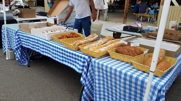 Fresh bread and pastries