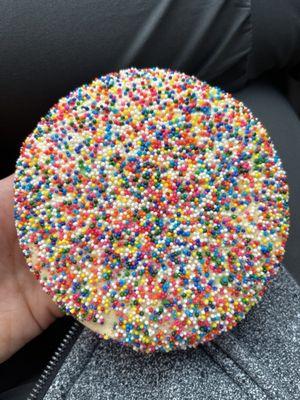 Sprinkle cookie