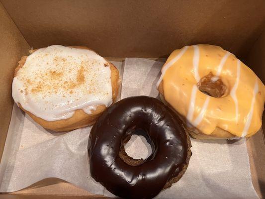 Key lime pie, chocolate covered blueberry, creamsicle