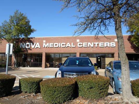 Nova Medical Centers' location in Plano, Texas.