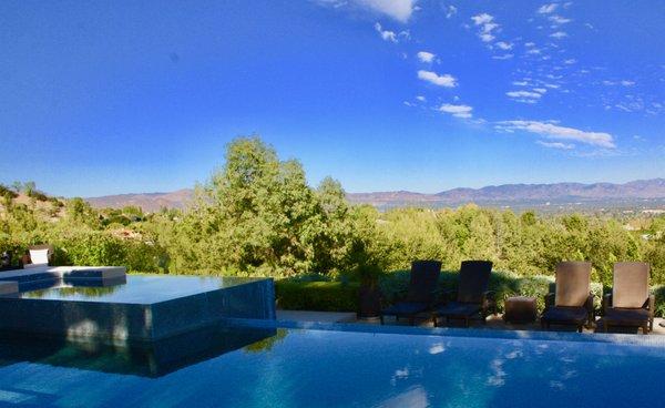 Hidden Hills Home with a valley view.