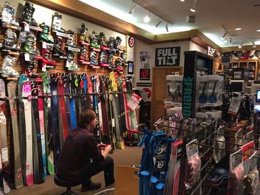 Friendly Ski and Snowboard Rental Staff