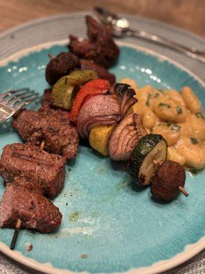 Ribeye skewers