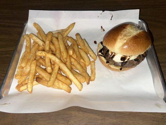 Balsamic Burger & Fries