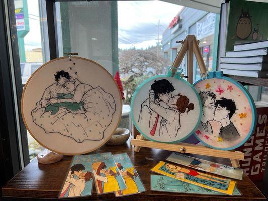 local embroidery being sold