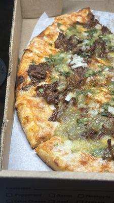 Birria Pizza (Sunday special)