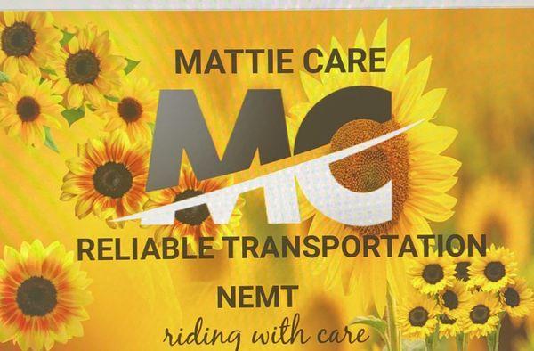 Our Brand and logo. All about safety Reliable Transportation and a wide range of care to our clients. We service, North west Georgia and Etc