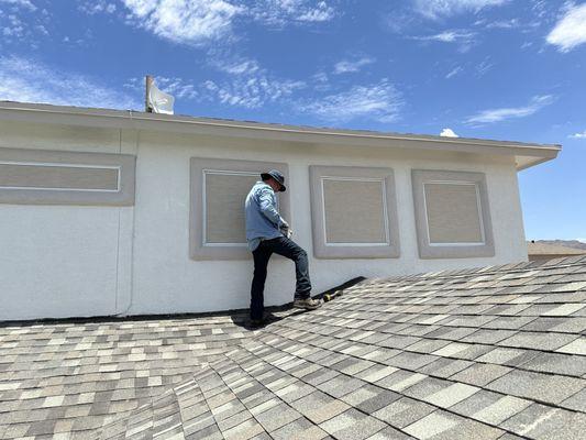 Solar screens for those high windows