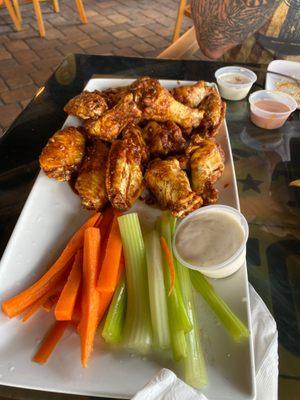 JT's wet rub wings!!! OMG!! Our new favorite! They do have kick so beware....but, so worth it!!