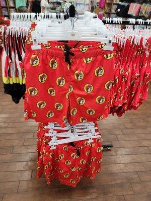 Buc-ee's branded swim trunks