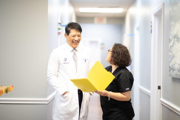 Dr. Trinh and Kelly Guerrero, Office Manager understands how to make our patients health a priority.