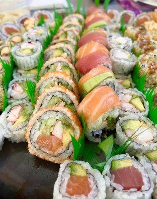 Just sushi rolls