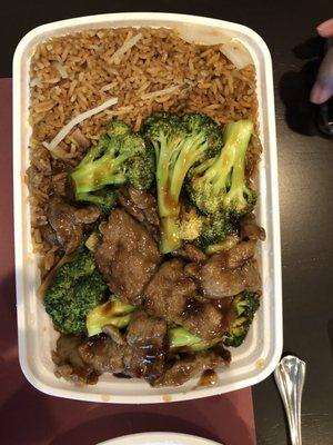 Beef with broccoli