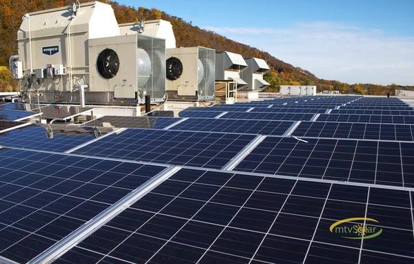 Ballast mounted PV array in Berkeley Springs, WV