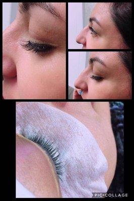 Eyelashes extension