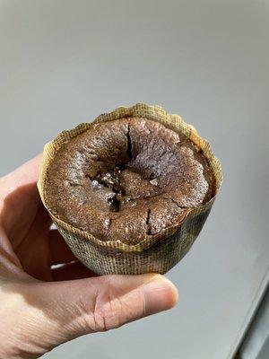 Molten Chocolate Cake!! Very molten on the inside