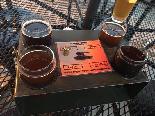 Beer Flight. Choose 4 out of 16