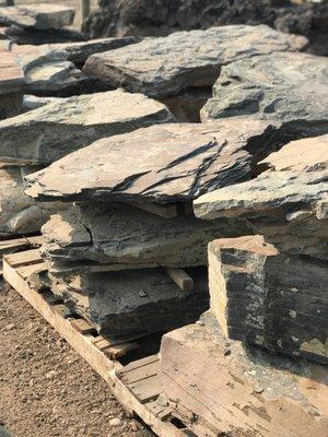 Landscaping boulders at Canyon Hardscape Supply