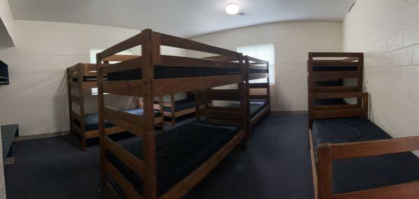 The bedroom with bunk beds