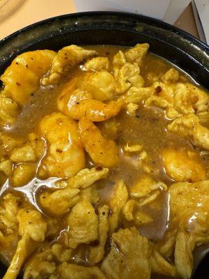 My fav curry shrimp and chicken