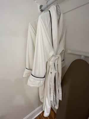 Robes for wear during your stay