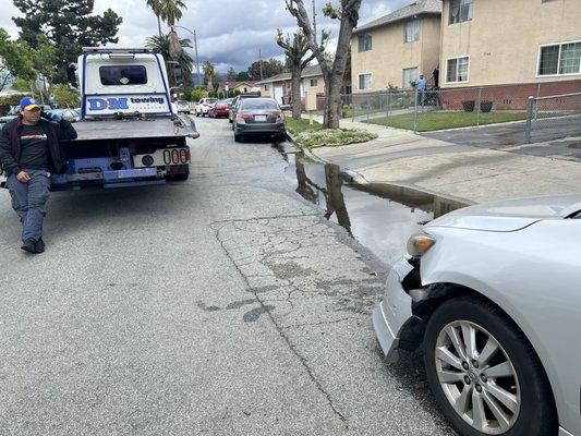 One of the D&M towing truck hit my corolla, they never took responsibility.