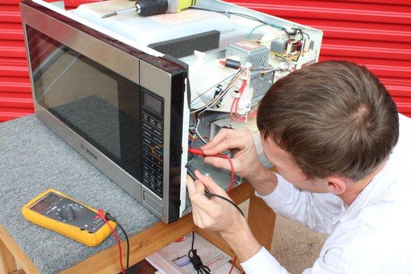 Microwave oven repair