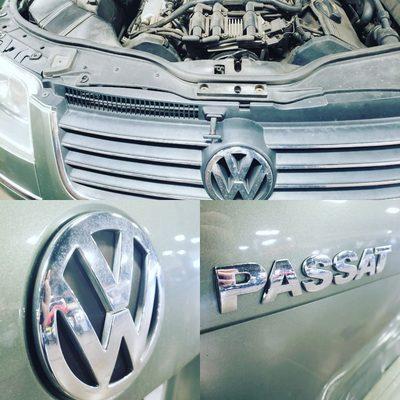 This Volkswagon Passat is receiving the best Automotive repair in Denver