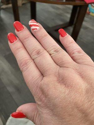 My Christmas nails