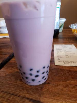 Blueberry Bubble tea